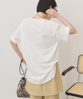 AMERICAN HOLIC 裾ラウンドＴシャツ Off White