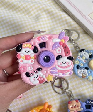 WEGO ぷっくりアニマルトイカメラキーホルダー 柄2
