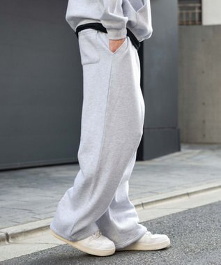 WEGO ユニセックス着用ITEM/ウエストゴム】スウェットパンツ 杢グレー