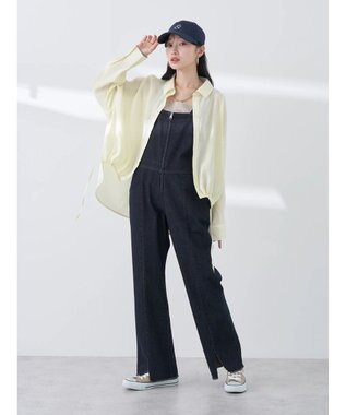 earth music&ecology ドロスト羽織シャツ Cream