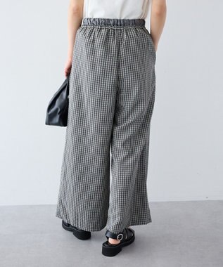CRAFT STANDARD BOUTIQUE サッカーチェックイージーパンツ Gray