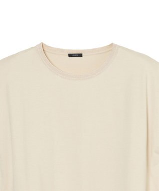 JOSEPH 【洗える】ポプリンジャージー　キャップスリーブティーシャツ Seashell