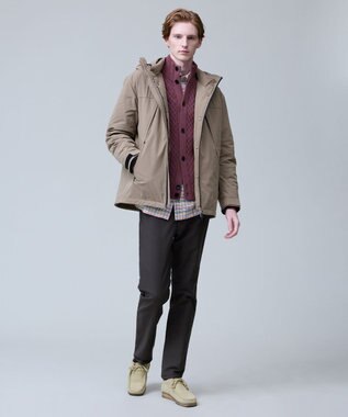 J.PRESS MEN 3シーズン着られる贅沢【3WAY SYSTEM / 撥水 / ストレッチ】マウンテンパーカー / ダウンライナーデタッチャブル ベージュ系