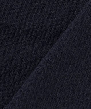 組曲 【WEB限定】レースフリルスタンド ニット ネイビー系