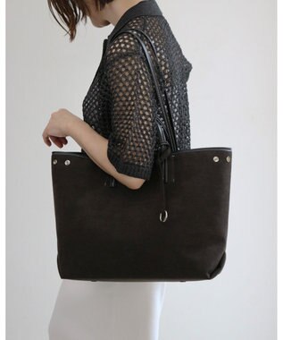 MORROW by thank 【A4サイズ収納可/軽量】VIVIAN OBLONG ASスエード　ブラウン