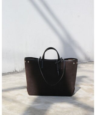 MORROW by thank 【A4サイズ収納可/軽量】VIVIAN OBLONG ASスエード　ブラック