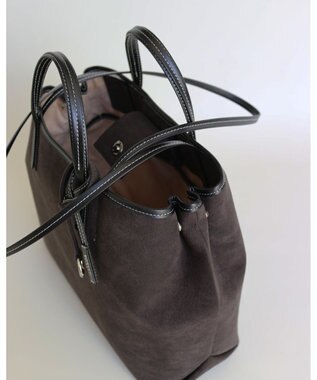 MORROW by thank 【A4サイズ収納可/軽量】VIVIAN OBLONG ASスエード　ブラック