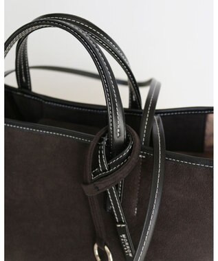 MORROW by thank 【A4サイズ収納可/軽量】VIVIAN OBLONG ASスエード　ブラック