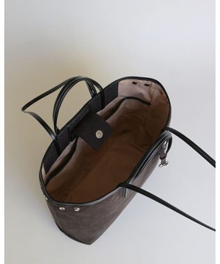 MORROW by thank 【A4サイズ収納可/軽量】VIVIAN OBLONG ASスエード　ブラック