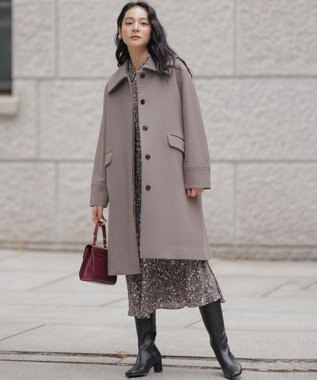 組曲 L プティフラワープリント ワンピース グレー系5