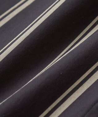 YECCA VECCA 2way袖デザインロングシャツ Stripe Black