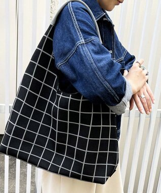 ROOTOTE 3660【ワンハンドル】LT.ラウンドニットトート 01：ブラック