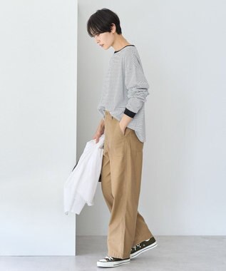 AMERICAN HOLIC ドロップショルダーカットプルオーバー Border