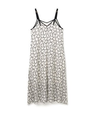 GRACE CONTINENTAL ラインハートキャミワンピース ホワイト