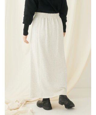 CRAFT STANDARD BOUTIQUE カットオフＡライン裏毛スカート Oatmeal