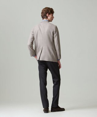 J.PRESS MEN 【ウォッシャブル可】アクティブウールジャージ スラックス グレー系