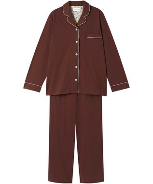 une nana cool 【綿100％】ハイゲージ天竺パジャマ　ＭＡＤＥ　ＷＩＴＨ　ＬＩＢＥＲＴＹ　ＦＡＢＲＩＣ OV