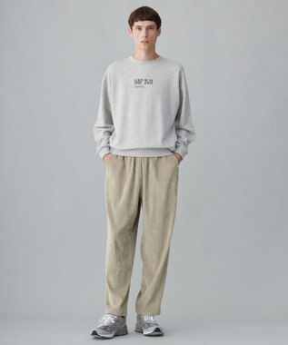 UNFILO MENS 【男女兼用】リラックス コーデュロイ ギャザーパンツ ベージュ