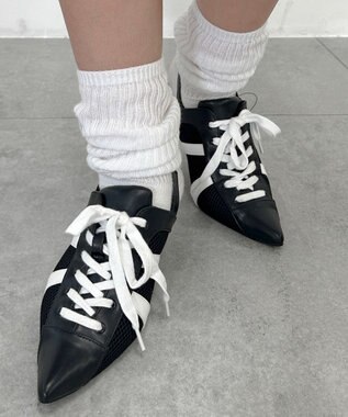 WEGO スニーカーミュール ブラック