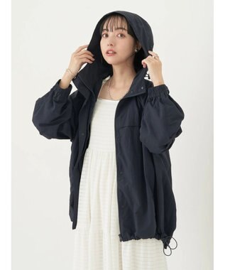 earth music&ecology テックパーカー Navy