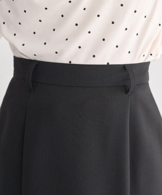 earth music&ecology ジップスリットＩラインスカート Black