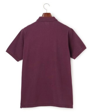 J.PRESS MEN コットンカノコオーバーダイ ポロシャツ パープル系