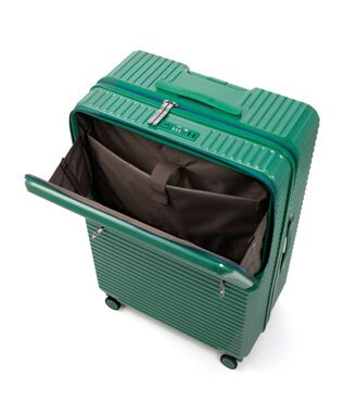 ACE BAGS & LUGGAGE EDGELINK クルーズボックスグリント スーツケース 101L フロントオープン 09144 エッジリンク グリーン