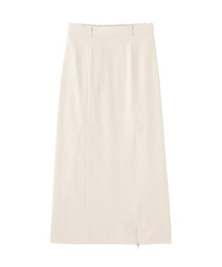 earth music&ecology ジップスリットＩラインスカート Beige