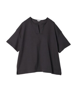 AMERICAN HOLIC カフタン５分袖カットプルオーバー Charcoal Gray