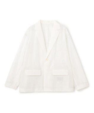 uncrave 【久慈暁子さん着用】シアー オーガンジー シャツ ジャケット オフ（久慈暁子さん着用）