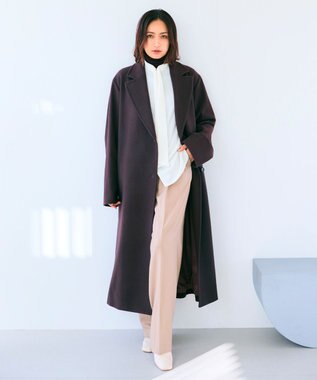 BEIGE， 【WEB限定・洗える】MIRABEAU / 2WAYストレッチボウタイブラウス White