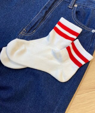 WEGO ラインパイルソックス（U） 柄1