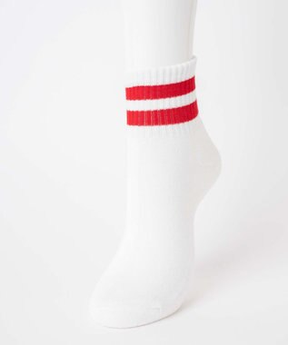 WEGO ラインパイルソックス（U） 柄1