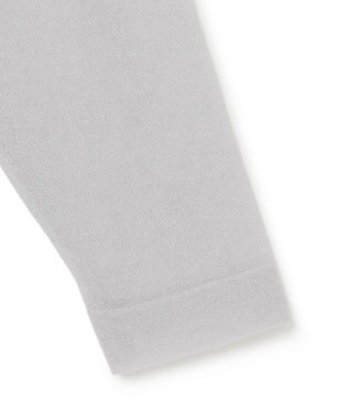 UNFILO シアーフォルムニット クルーネック グレーロゴ