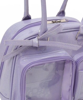 WEGO 【痛バ＆推し活】きらふわティンクルぬい痛ボストンバッグ ライトパープル