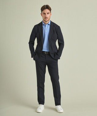 GOTAIRIKU 【AIRY MOVE / セットアップ対応】T/Ｗ Dot Air パンツ ネイビー系