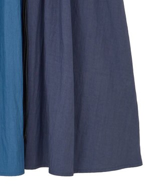 YECCA VECCA ドロストデザインロングスカート Blue