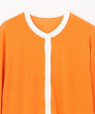 ANY ツインニットセット（ノースリーブニット＋カーディガン） マリーゴールド