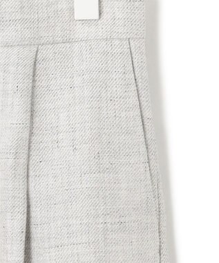 ICB 【日本製】トリアセリネンシャイニーツイル ワイドパンツ ライトグレー系