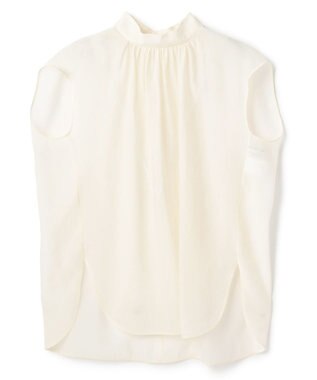 BEIGE， SERAPHIN / ライトシアー ハイネックブラウス Ecru