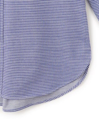 J.PRESS MEN 【KING SIZE】ギンガムネルジャージ シャツ/B.D ネイビー系3