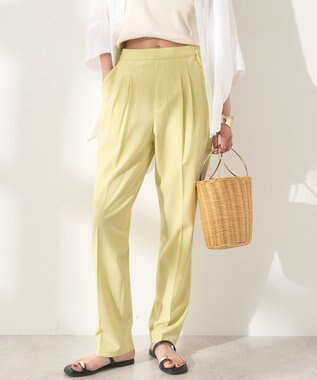 AMERICAN HOLIC 【接触冷感】イージーケアテーパードパンツ Pistachio