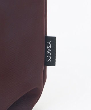 Y'SACCS 【大人のおしゃれ手帖11月号掲載】本上まなみ×Y'SACCS タックラウンドスマートポシェット ワイン