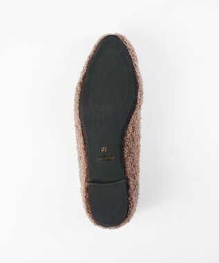 BONTRE 【MIONOTIS/ミオノティス】ファーフラットパンプス/40411 トープ