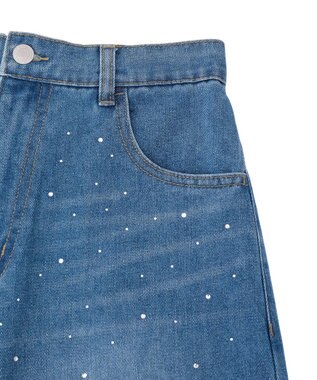 Green Parks ・ＥＬＥＮＣＡＲＥ　ＤＵＥ　ラインストーンデニム Light Indigo