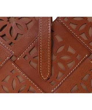 genten サステナブルカットワーク トートバッグ（大） チャ