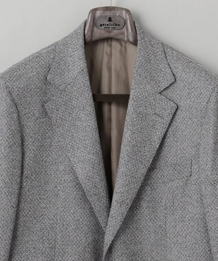 GOTAIRIKU 【DELFINO】ナポリジオメトリックツイード ジャケット_グレー ライトグレー系8