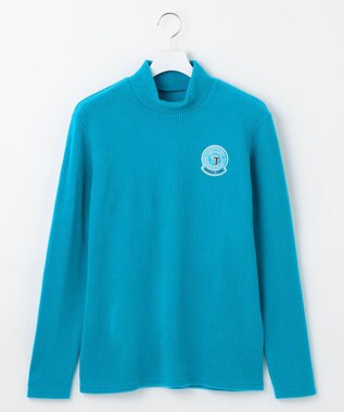 23区GOLF 【MEN】冬の暖かトップス！グランサーモリブ モックネック ターコイズブルー系