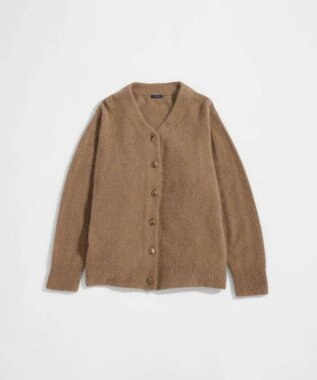 LENO BRUSHED CARDIGAN へアリーニットカーディガン MOCHA