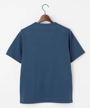 JOSEPH ABBOUD MOUNTAIN 【ゆったり】プレーティング天竺ポケットアウトドア Tシャツ ネイビー系